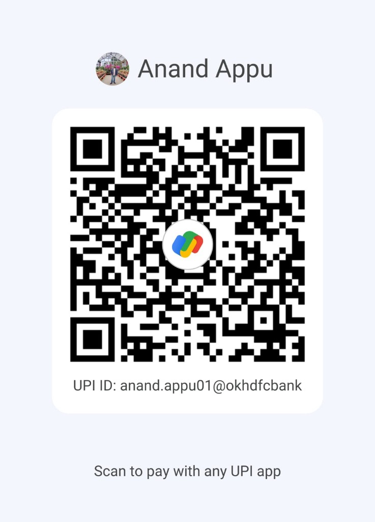 UPI QR Code — Anand Appu